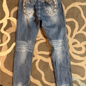 Grace Women's Blue Straight Leg Jeans